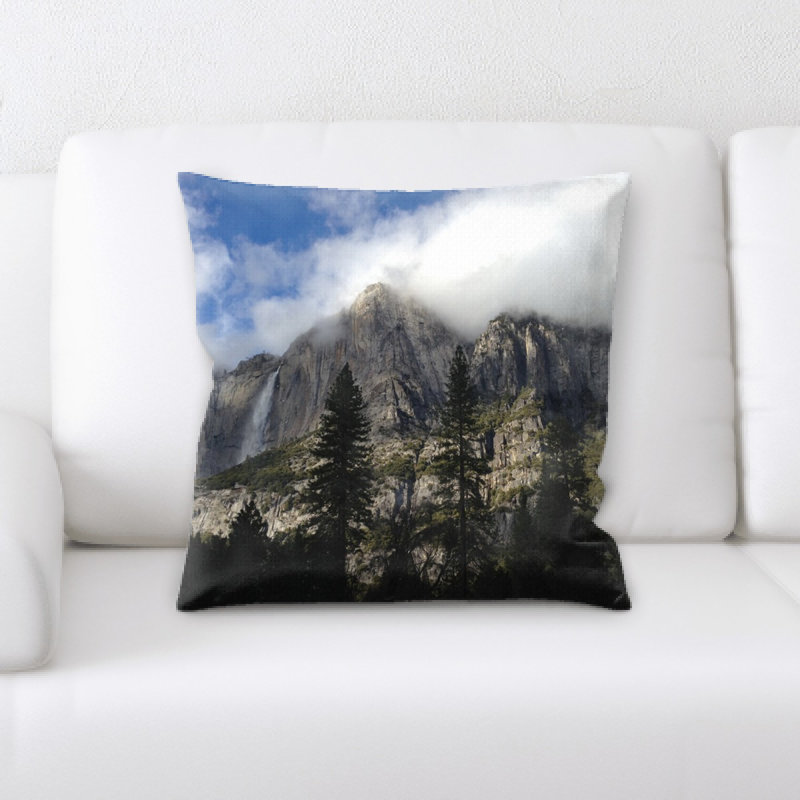 Waterfall Microsuede Reversible Throw Pillow