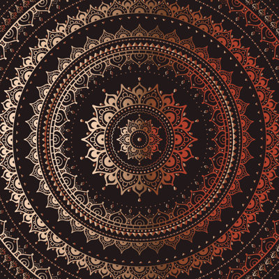 «Gold Mandala» par Furyphotographe - impression sur toile tendue