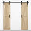 Solid Oak Barn Door Unfinished-112953146