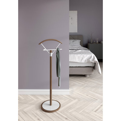 Nesbitt Solid Wood Freestanding Valet Stand