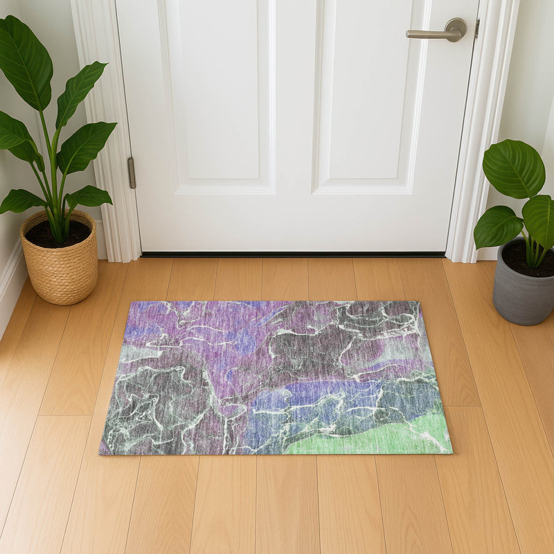 Premium Machine Washable Verlin AMF1782 Contemporary Rug, Rectangle 1'8" x 2'6"