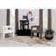 Chaise d'appoint rembourrée chocolat-915041896