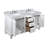 Ferdinand 60'' Double Bathroom Vanity with Top-1443309867-1446177785