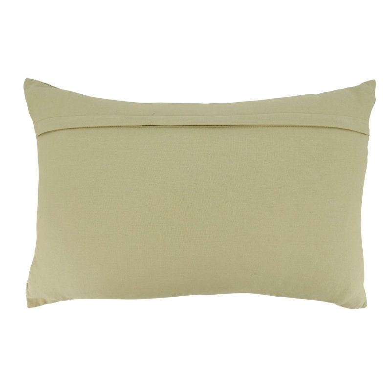 Down-Filled Throw Pillow With Striped Design, Pillow Cover Only - No Insert