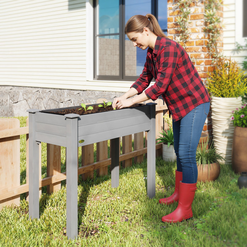 Wood Elevated Planter