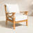 Brunswick Teak Patio Chair with Cushions-357870443-357870442