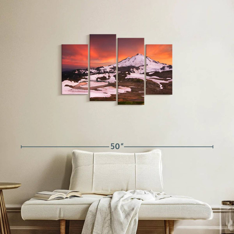 Alvord Snowcapped Mount Baker, 22" H x 36" W