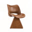 Chaise pivotante en cuir artificiel confortable-497523956