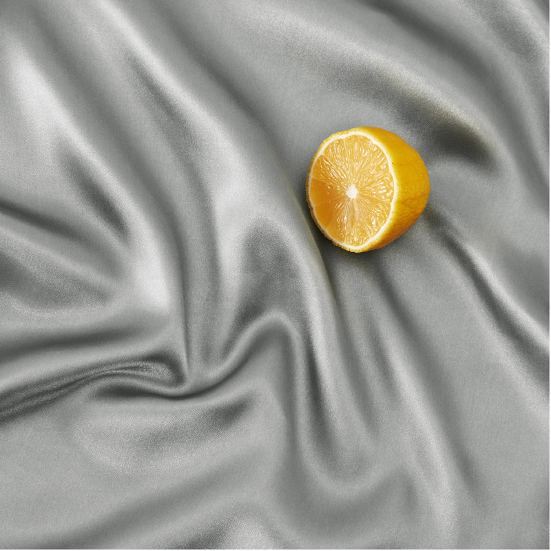 Satin Pillow Case, 50 x 60 cm Pillowcase, Grey