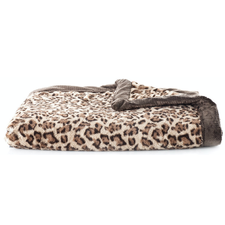 Leopard Lush Luxury Receiving Baby Blanket