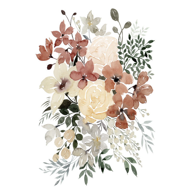 Dried Bouquet I 1 Piece Wrapped Canvas Painting, 76cm H x 51cm W
