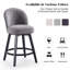 Tabouret de bar rotatif 26,4 po Letecia-1186271835