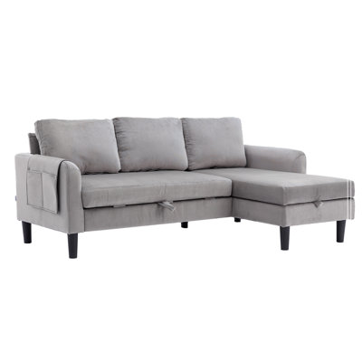 Sectional Sofa Reversible Sectional Sleeper Sectional Sofa with Storage Chaise