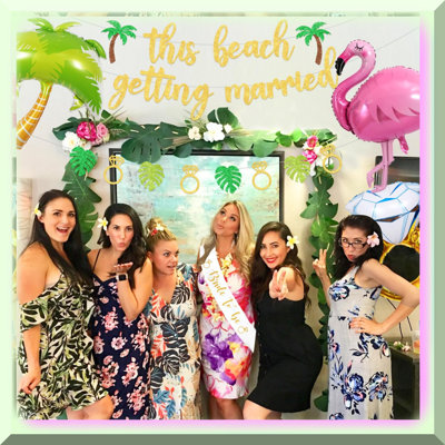 Party Time Bachelorette Banner Garland
