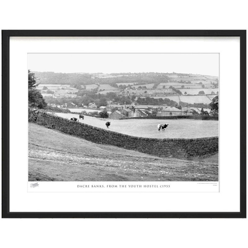 Dacre Banks, From The Youth Hostel C1955 - Single Picture Frame Print, 28cm H x 36cm W x 2.3cm D