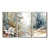 Toile naturelle avec cadre flottant