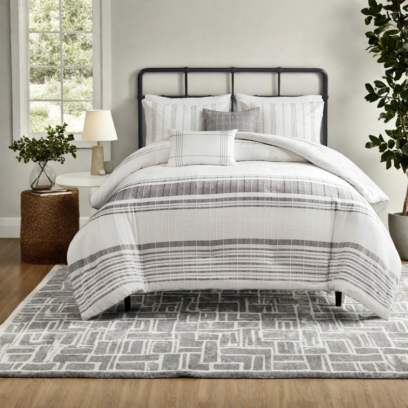 Ensembles de literie en coton de qualité supérieure pour grand lit, jacquard campagnard pour la maison