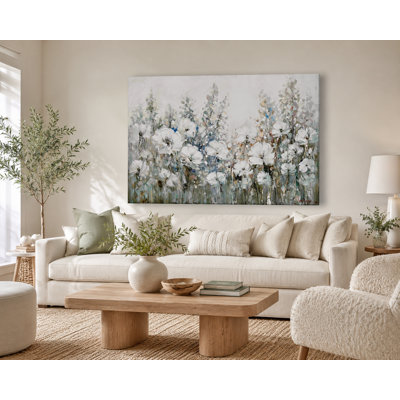 Peinture sur toile tendue