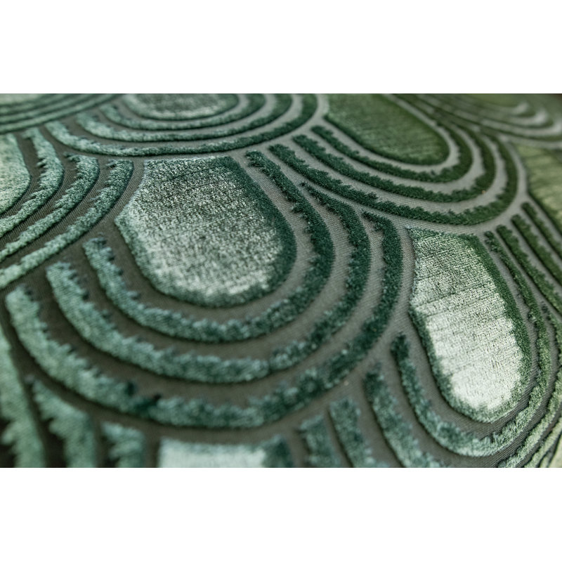 Endless Velvet Pillow Velvet Pillow Cover & Insert, Square 24", Evergreen