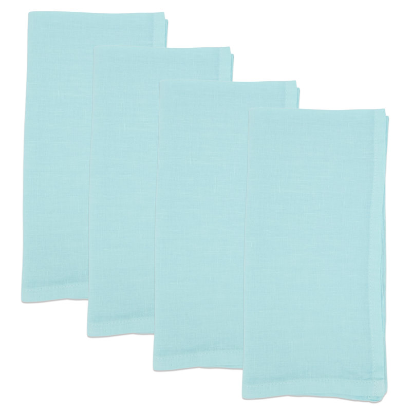 Serviette de table Caliban Crisp And Classic (ensemble de 4) 20S, Turquoise