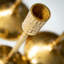 Brushed Gold Mod Taper Holder- Set Of 3