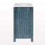Organisateur de meuble-lavabo 36 po avec lavabo en céramique, ensemble d'armoire de rangement, bleu rétro-791739031