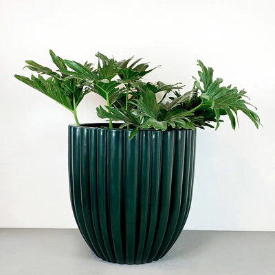 Pot à fleurs rond Atene ECOBO EcoFreindly, utilisation à l'extérieur Onda, utilisation quatre saisons