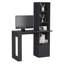 Office Desk Aragon With Four-Tier Bookcase And Lower Cabinet
