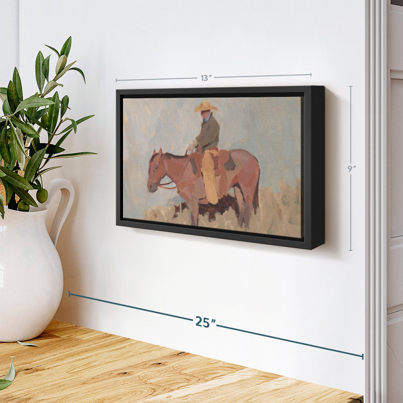 " Ranch Hand II Canvas Print ", 9" H x 13" W