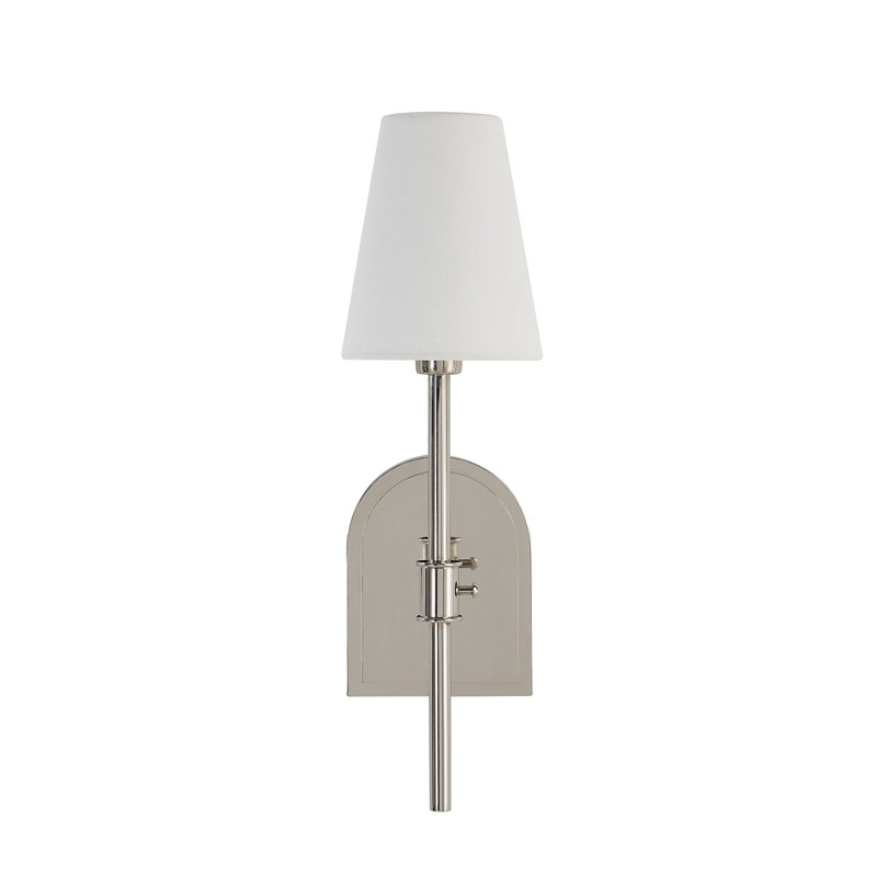 Applique murale Nowra, Polished Nickel