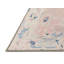 Tapis beige / rose / bleu tissé à la machine Manjusha-49532301