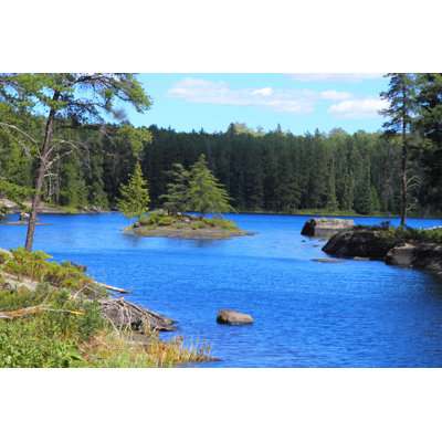 Photographie d'un lac serein sur toile par Georgeburba