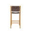 Tabouret de bar d'extérieur en bois d'acacia - Teck
