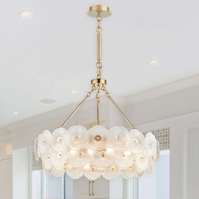 Bloom 18 - Light Dimmable Drum Chandelier