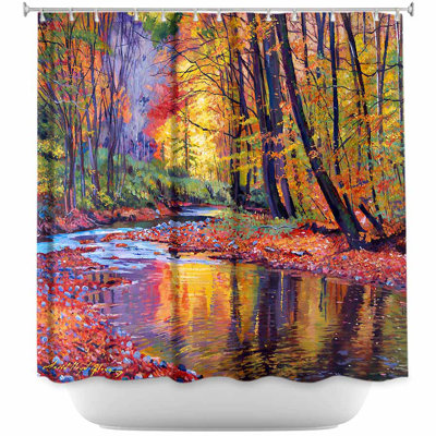 Rideau de douche simple automne prelude
