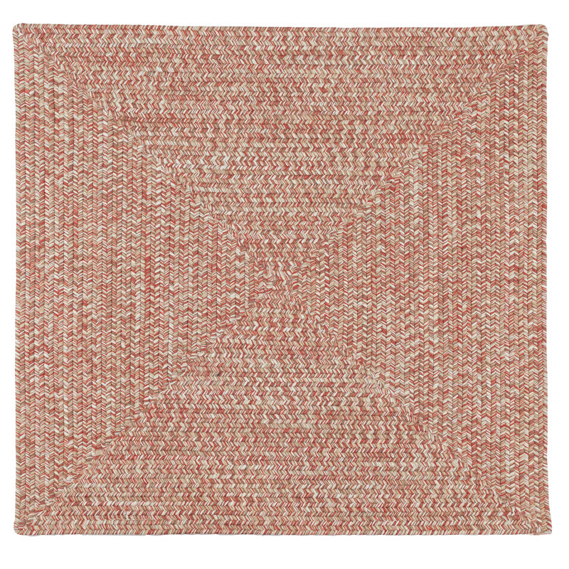 Tapis réversible d'intérieur / extérieur Tabb - rose, Carré 7 pi