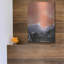 Orren Ellis «Orange Blue Graphite» par Iris Lehnhardt, art mural en métal-1900719271