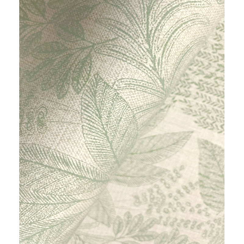 Papier peint texturé non tissé Plaster Botanical Oasis Pi., Vert