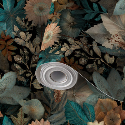 Papier peint adhésif peler et coller en PVC, revêtement mural auto-adhésif amovible avec feuilles de jade de luxe, impression florale transparente, imperméable pour la décoration intérieure - rouleau