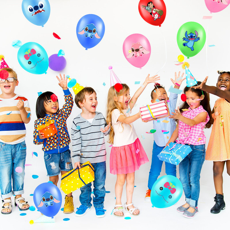 Ballons à point, 30 pièces Ballons d'anniversaire pour articles de fête d'anniversaire