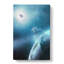 Astronaut by the Moon in Abstract - Wrapped Canvas-55315391