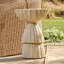 Nereo Chiseled Concrete Outdoor Accent Table
