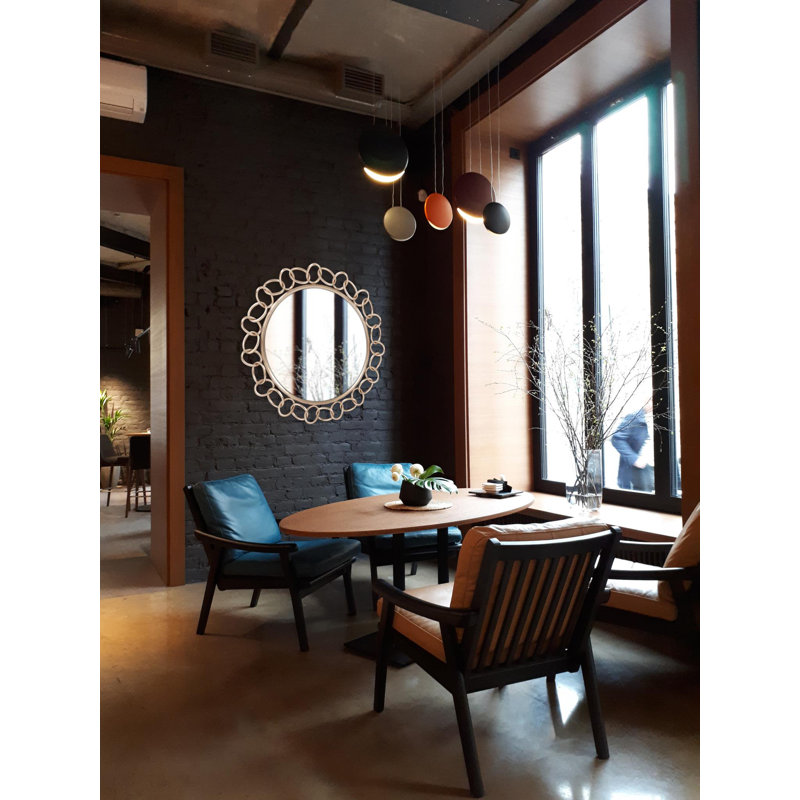 Degollado Metal Round Mirror