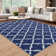 Timmey Washable Geometric Indoor Rug