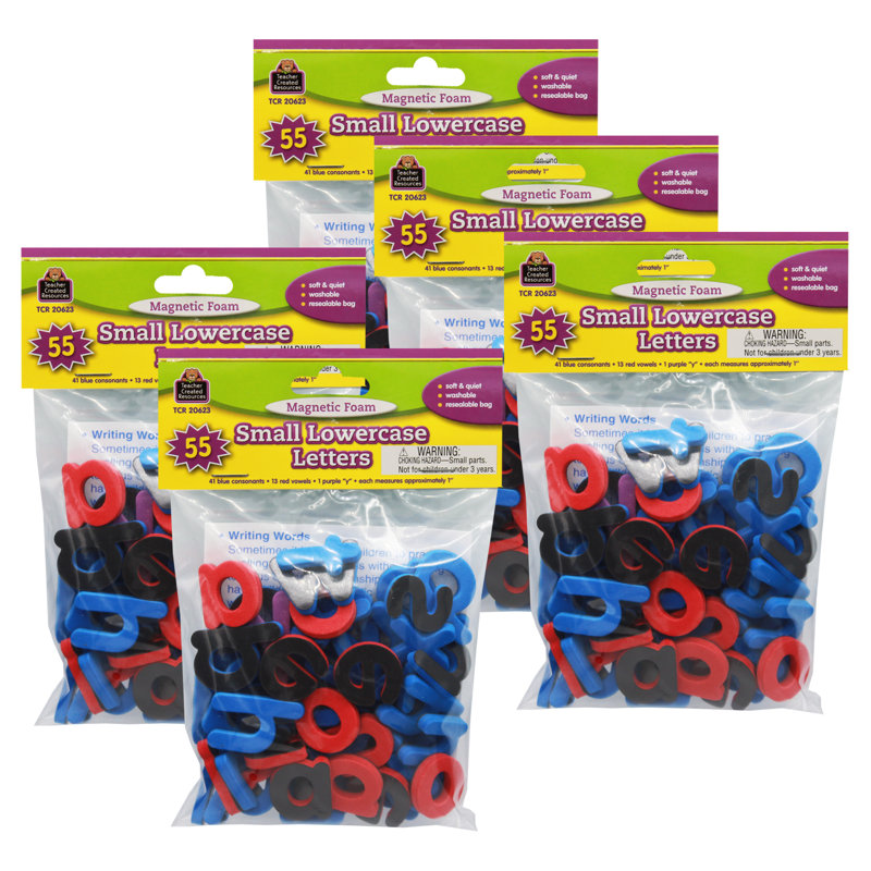 Teacher Created Resources Magnetic Foam Letters & Numbers