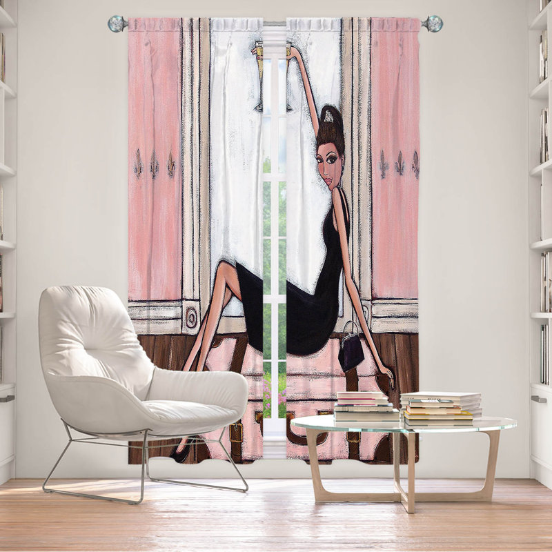 Rideau simple obscurcissant avec passe-tringle Delaughter, L 20 po x L 52 po
