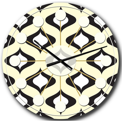 Horloge murale rétro Mid-Century