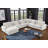 Modular Large 7 Seats Corner Sectional Sofa Comfy Cloud Couch With Movable Ottoman-992726505