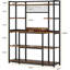 Bakers Rack 55 large armoire de cuisine avec support à micro-ondes avec 11 crochets