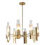 Summit Pendant - 8-Light - Natural Iron - Clear Glass-387425004-387425005